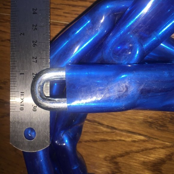 Steel Chain Heavy Duty Security 6 foot Vinyl Covered Rust Weather Resistant 6 ft - Picture 8 of 12